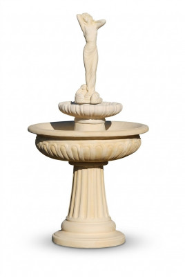 Dekorativen Zierbrunnen Springbrunnen 174cm Skulptur Brunnen Gaart Dekoratioun Fontaine Weier Nei