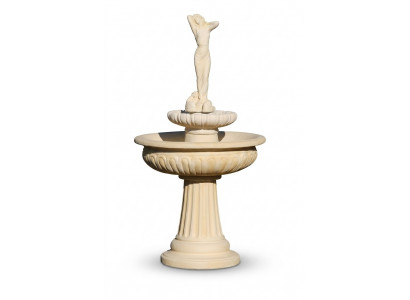 Dekorativen Zierbrunnen Springbrunnen 174cm Skulptur Brunnen Gaart Dekoratioun Fontaine Weier Nei