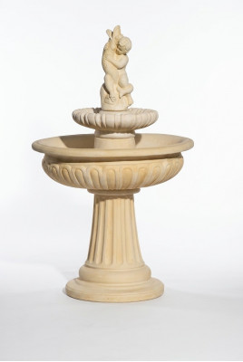 Quellfräschebotz Quellbrunnen Steenbrunnen Fontän 154cm Gaartbrunnen