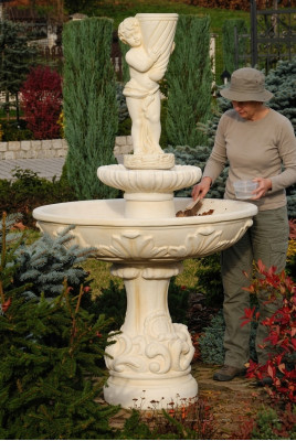 Sprangbur Froschbur Bur Stengbur Gaartbur Fontaine 170cm