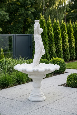 Dekorativen Zierbrunnen Figur 239cm Brunnen Dekoratioun Gaart Fontaine Weier