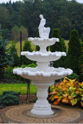 Fontän Gaart Weier Brunn 217cm Steebrunnen Gaartbrunn Fontän Neien