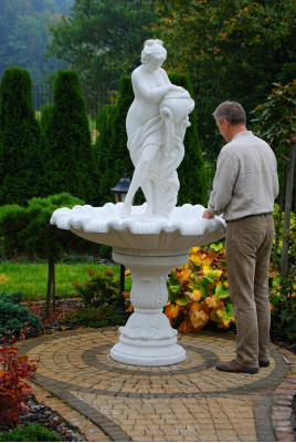 Dekorative Sprangbuer Skulptur Buer Dekor Gaart Fontaine Weier Neit 229cm