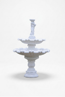 Dekorative Brunnen Sprangbur Figur 197cm Brunnen Dekoratioun Gaart Fontaine Weier
