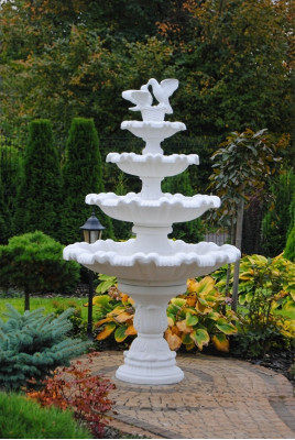 Sprangbur Gaart Séi Pëtz 213cm Steenpëtz Gaartpëtz Fontaine Neit