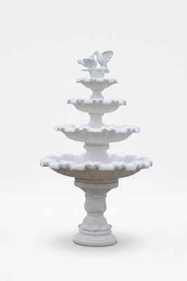 Sprangbur Gaart Séi Pëtz 213cm Steenpëtz Gaartpëtz Fontaine Neit