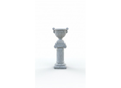 Kolonn Kolonnen fir Figur Dekoratioun Skulptur Figuren Statu Terrass DesignGaart