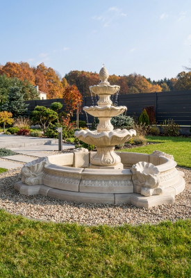 Fontän Basin Zierbrunnen Sprangbur Brunnen Stad Weier Skulptur Gaart