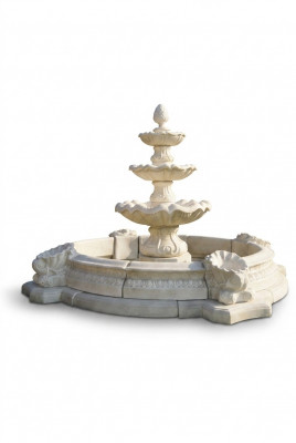 Fontän Basin Zierbrunnen Sprangbur Brunnen Stad Weier Skulptur Gaart