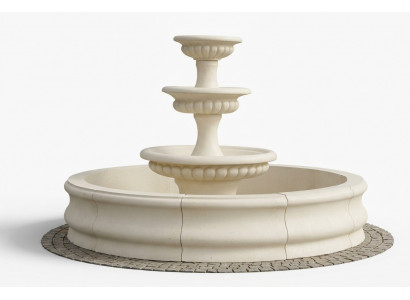 Piscine Gaart Weier Zierbrunnen Sprangbur Skulptur Brunnen Dekor Fontaine Nei