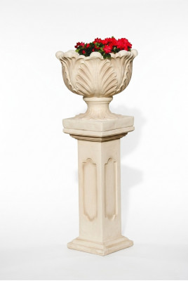 Gefäss Garten Blumenkorb Blumen Terrasse Dekoration Statue Figuren Blumenkasten