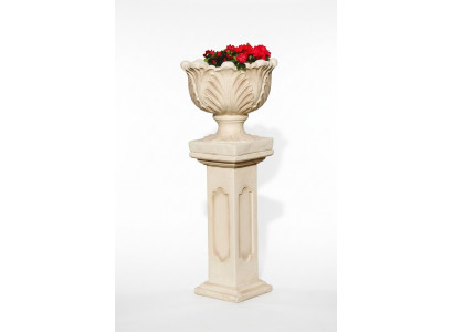 Gefäss Garten Blumenkorb Blumen Terrasse Dekoration Statue Figuren Blumenkasten