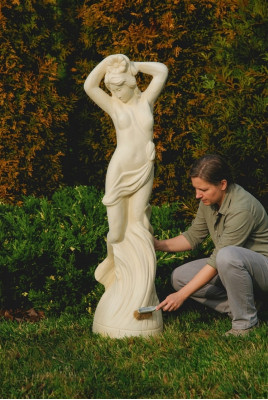 Réimesch Figur Skulptur Statut Deko Gaart Figuren Statuten Skulpturen Steen84cm