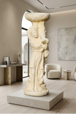 Figur LEA Gaart Statu Skulptur Skulpturen Figuren Statuen Deko Statuen Steen