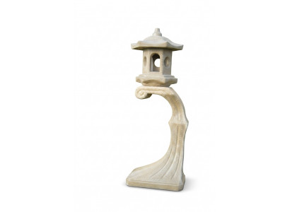 Luucht Bausseleucht Gaart Terrassesteng Skulptur Figur Luucht Beliichtung Nei