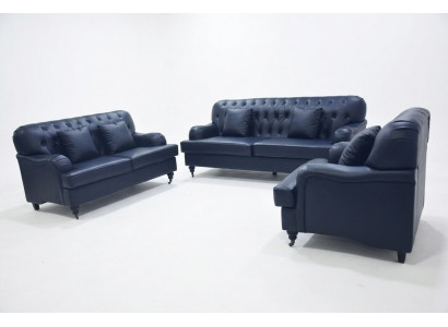 Chesterfield Sofa Lieder Sofagarnituren Elegant Luxus Wunnzëmmer Modern Design