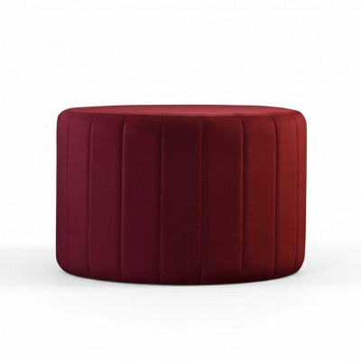 Pouf Fousshocker Ronn Sëtz Hocker Polsterhocker Sëtzocker Badocker Puff Textil