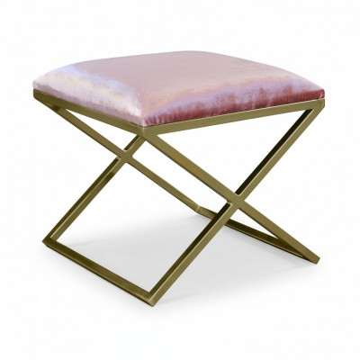 Pouf Fousshocker Ronn Sëtz Hocker Polsterhocker Sëtzocker Exklusiver Designer Nei