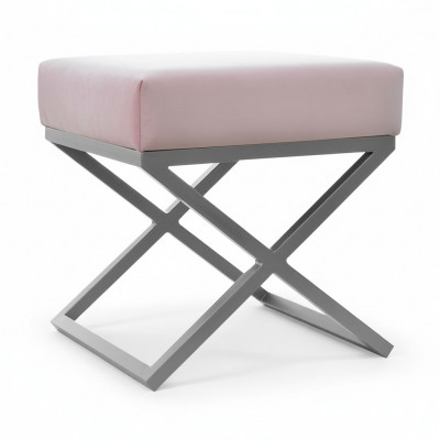 Pouf Fousshocker Ronn Hocker Polsterhocker Sëtzocker Badhocker Hocker X Ottoman