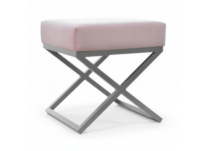 Pouf Fousshocker Ronn Hocker Polsterhocker Sëtzocker Badhocker Hocker X Ottoman