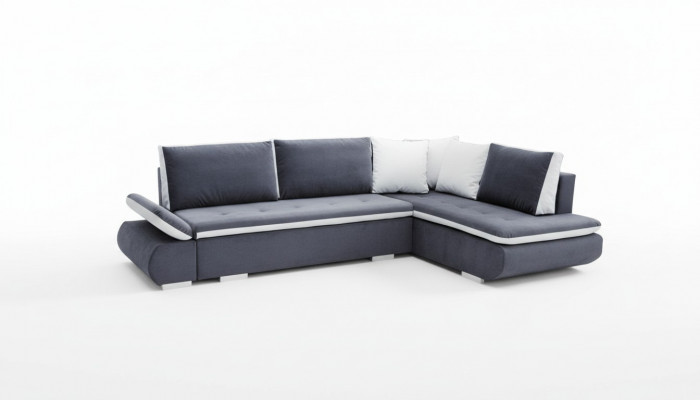 Schlofsofa Sofa Canapé Ecksofa Garnitur Polster Eck Stoff Nei Wunnlandschaft