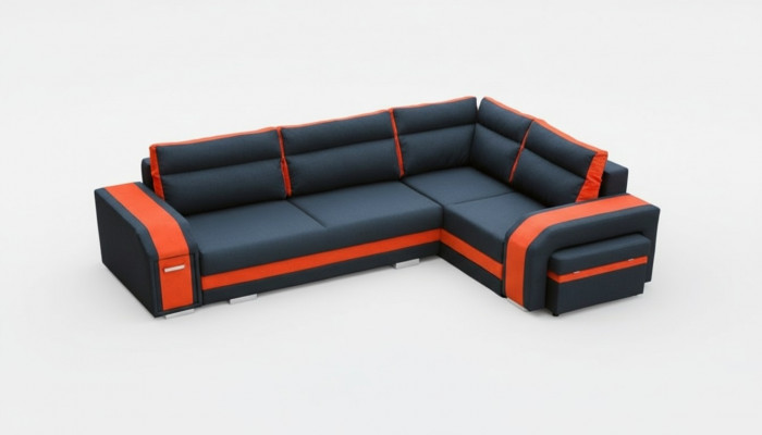 Eckcouch Wohnzimmer Schlofssofa Couchen Couche Garnitur L Form Stoff