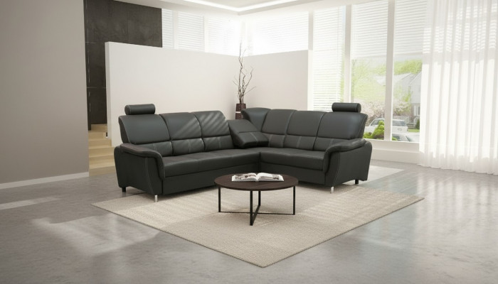 Wunnlandschaft Eckzofa Bettkasten Schlofsofa Polstersofa Canapé Eckzofaen