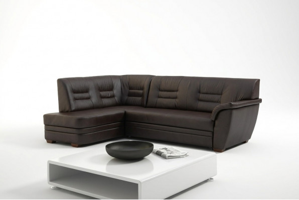 Wunnlandschaft Ecksofa mat Bettkëschte Polstersofa Couche Eckcouche Sofa L-Form