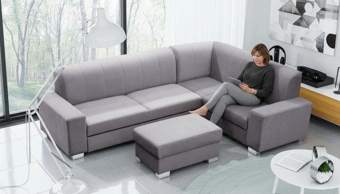 Schlofsofa Eck Sofa Couch Bettfunktioun Polster Eck Garnitur Nei Schloffunktioun