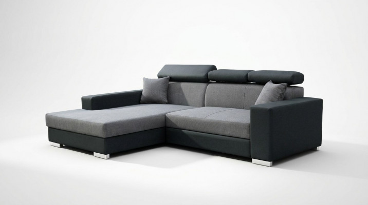 Schlofcanapé Ecksofa Couch Bettfunktioun Polster Eck Garnitur Sofae Schlaffunktioun
