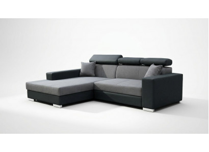 Schlofcanapé Ecksofa Couch Bettfunktioun Polster Eck Garnitur Sofae Schlaffunktioun