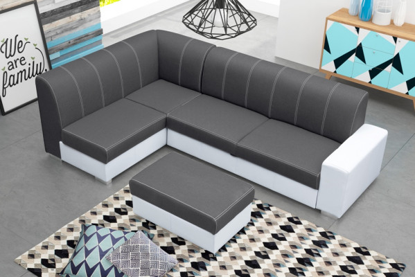 Schlofsofaen Eckdivan Sofa Canapé Gepolstert Eck Sofen Canapéen Wunnlandschaft L Form