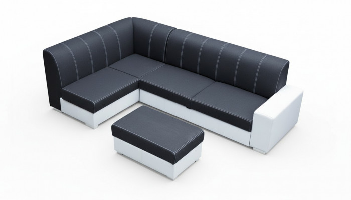 Schlofsofaen Eckdivan Sofa Canapé Gepolstert Eck Sofen Canapéen Wunnlandschaft L Form