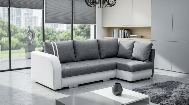Design Eckcanapé Couch Wunnlandschaft Schlofcouch Funktiouncanapé Eck Polster