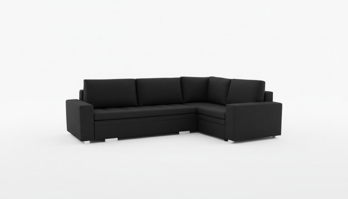 Modern Eckcouch Wunnzëmmer Textil Stoff Schlofcouch Canapé Wunnlandschaft Polster.