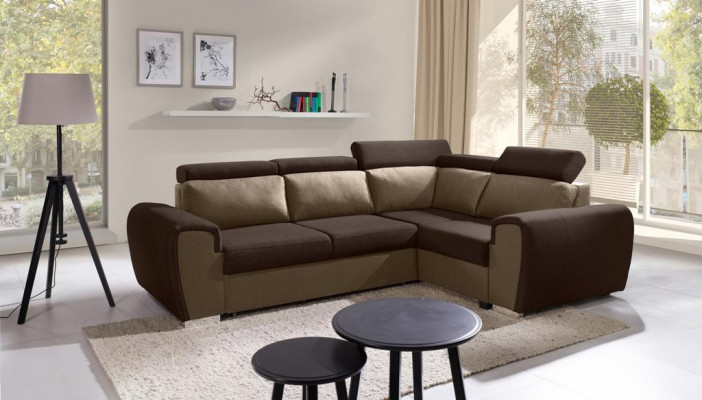 Sofa Schlofschof Designer Sofa mat Schlofffunktioun - Bettkasten Ecksofa Couche Sofaen