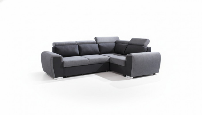 Sofa Schlofschof Designer Sofa mat Schlofffunktioun - Bettkasten Ecksofa Couche Sofaen