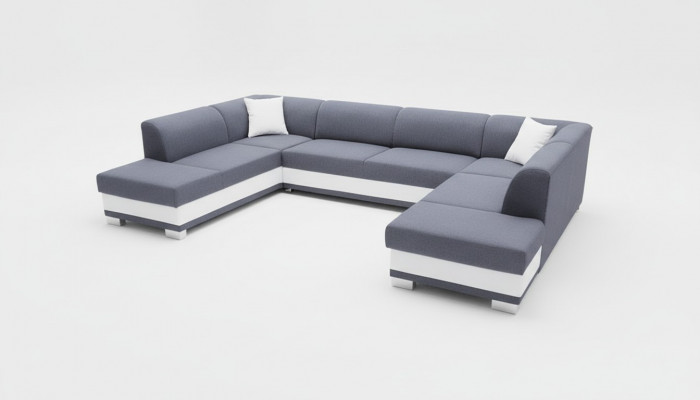 XXL Wunnlandschaft Ecksofa Couch Polster Garnitur Eck Designer U-Form Nei Sofa