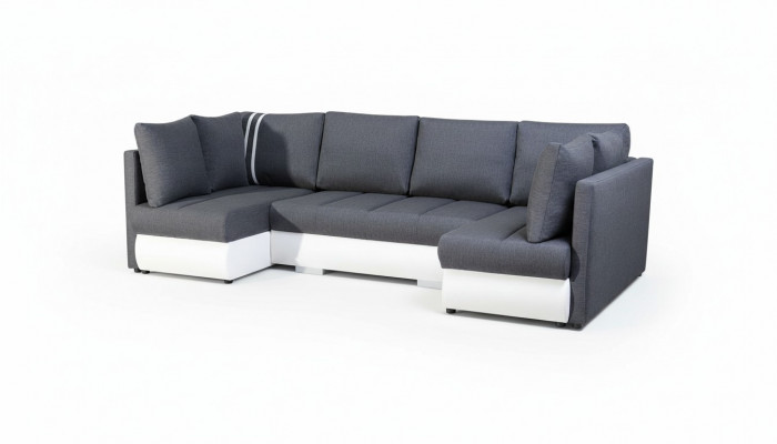 XXL Wunnlandschaft Sofa Couch Polster Garnitur Eck Designer U-Form Ecksofa Nei