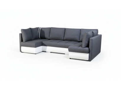 XXL Wunnlandschaft Sofa Couch Polster Garnitur Eck Designer U-Form Ecksofa Nei