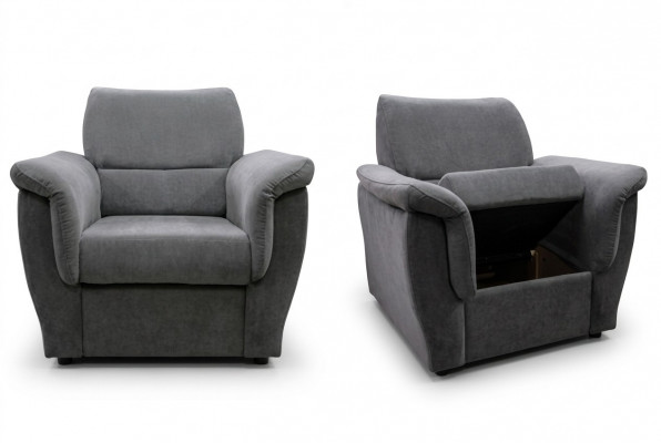 Modern Fernsehfauteuil Sofa 1-Sëtz Canapé Designer Textil Sofas Polsterung