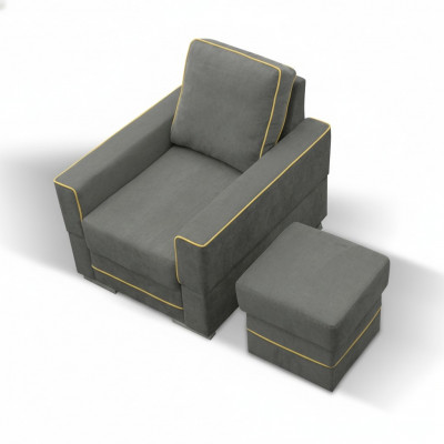 Sofa 1 Plaz Couch Designer Textilstoff Sofas Polster Nei Modern Sëtzfauteuil