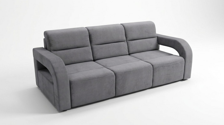 3-Sëtz Luxus Sofa Couch Blo Wunnzëmmer Kanzlei Miwwelen
