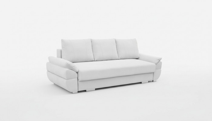 Designer 3 Sëtzer Canapé Sofa Polster Sofas Couchen 3er Textil Schlofssofa Bett