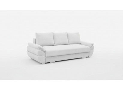 Designer 3 Sëtzer Canapé Sofa Polster Sofas Couchen 3er Textil Schlofssofa Bett