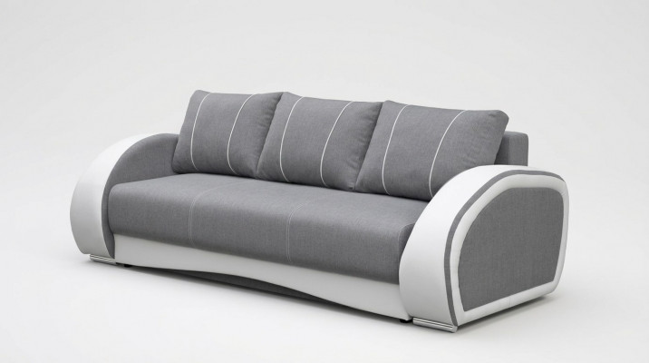 Canapé Schlofssofa Sofa Canapéen Polster Multifunktioun Canapéen 3-Sëtzer Textil Stoff