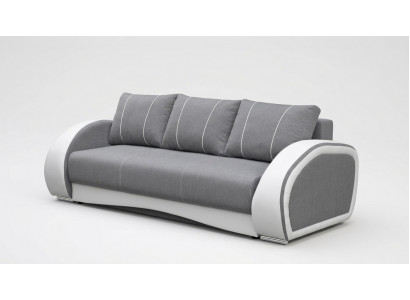 Canapé Schlofssofa Sofa Canapéen Polster Multifunktioun Canapéen 3-Sëtzer Textil Stoff