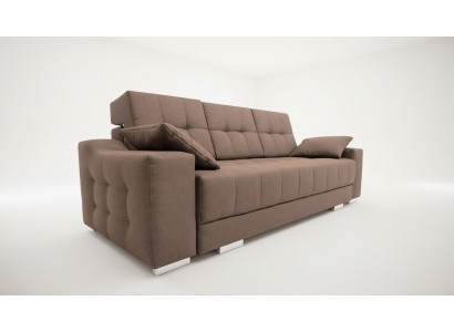 Couch, Schlofs-Couch, Sofa, Couchen, Polster, Multifunktion, 3 Sëtzer, Bettfunktioun