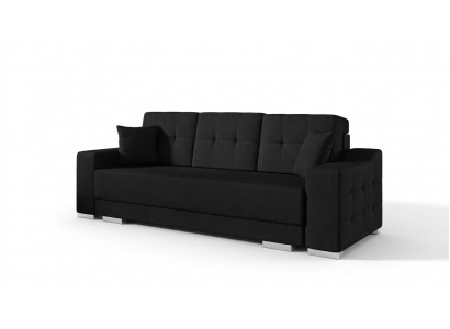 3 Sëtz Sofa Canapé Textil Stoff Schloffunktion Schlofzofa Nei Polster Garnitur Nei
