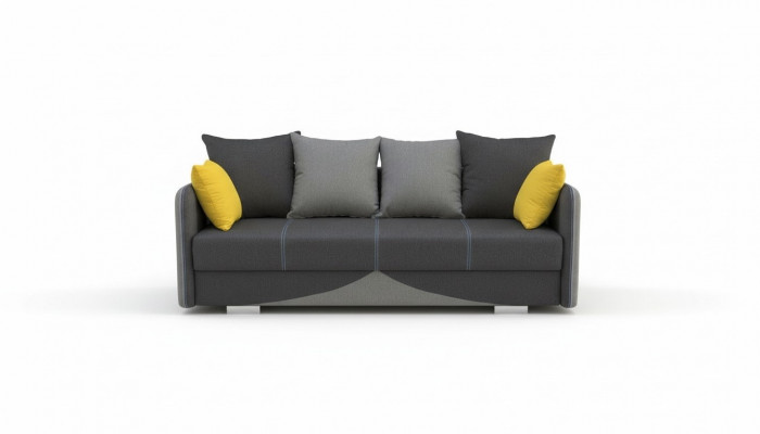 Textilpolster Stoff Garnitur Bettfunktioun Schlofschofas Neit 3-Sëtzer Sofa Couch